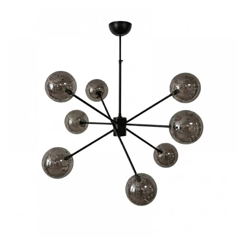 NG Lighting Φωτιστικό Οροφής Χειροποίητο Μεταλλικό Μαύρ